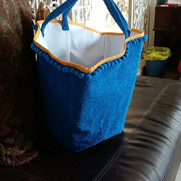 Beautiful beach bag Terry cloth Italy - Picture 5 of 8